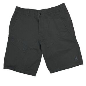 SPYDER Cargo Shorts Men's Size XXL (41" Waist) Dark Grey 12" Inseam Pockets‎